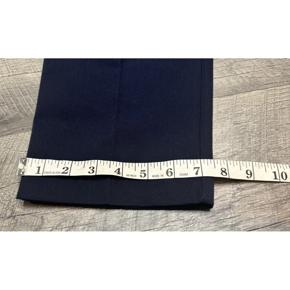 Parisian Works Pants Womens 4 Petite Blue Ankle Elastic Waist Pockets Casual NEW - Picture 5 of 7